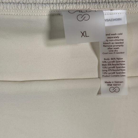 CALIA Women's Wide Banded High Rise Swim Bottoms sand XL - Picture 6 of 6